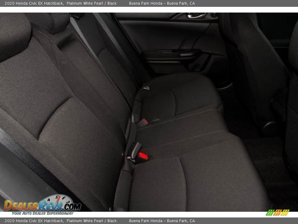2020 Honda Civic EX Hatchback Platinum White Pearl / Black Photo #28