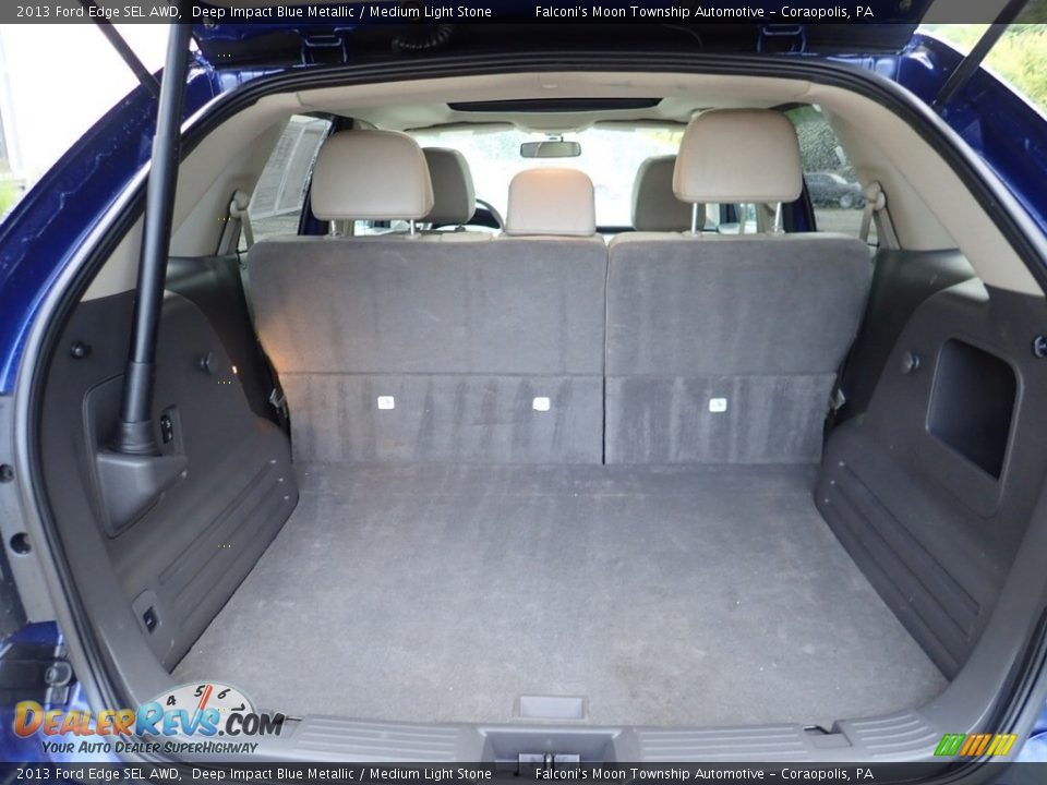 2013 Ford Edge SEL AWD Deep Impact Blue Metallic / Medium Light Stone Photo #4