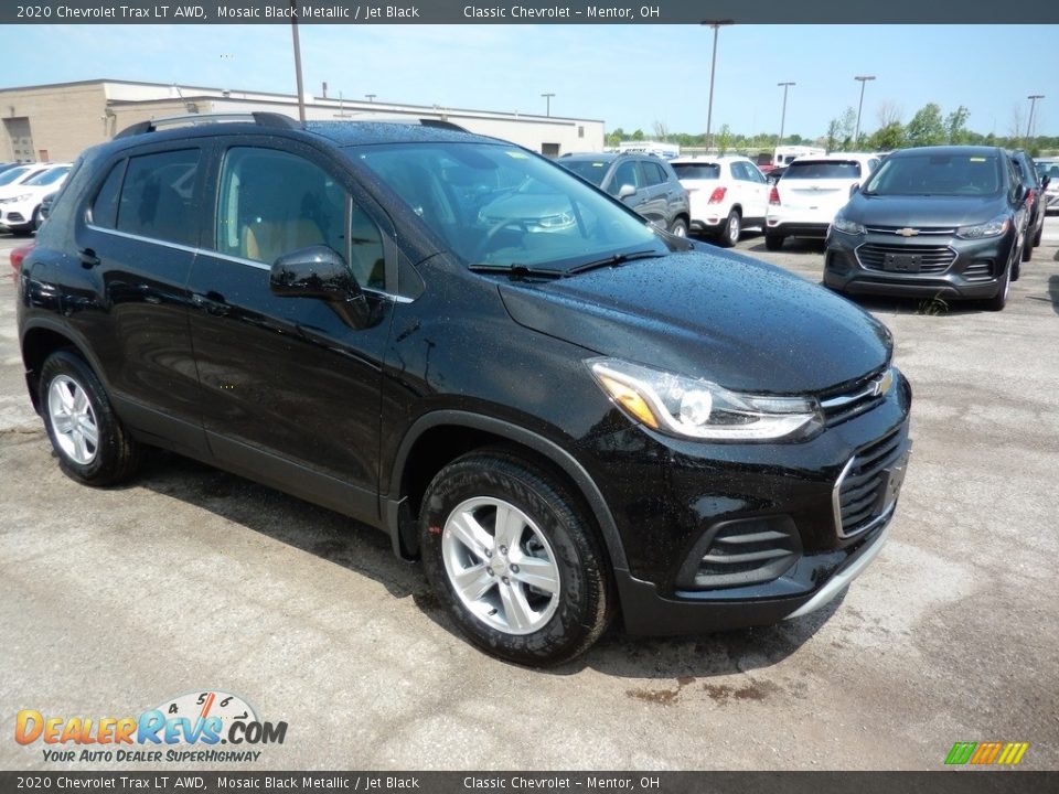 2020 Chevrolet Trax LT AWD Mosaic Black Metallic / Jet Black Photo #3
