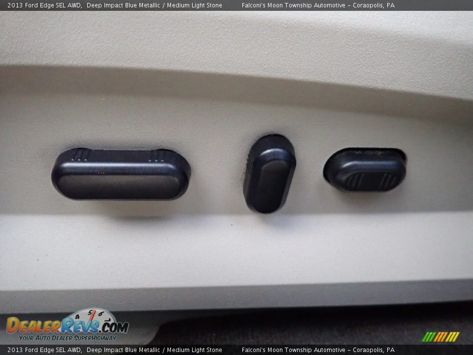 2013 Ford Edge SEL AWD Deep Impact Blue Metallic / Medium Light Stone Photo #19