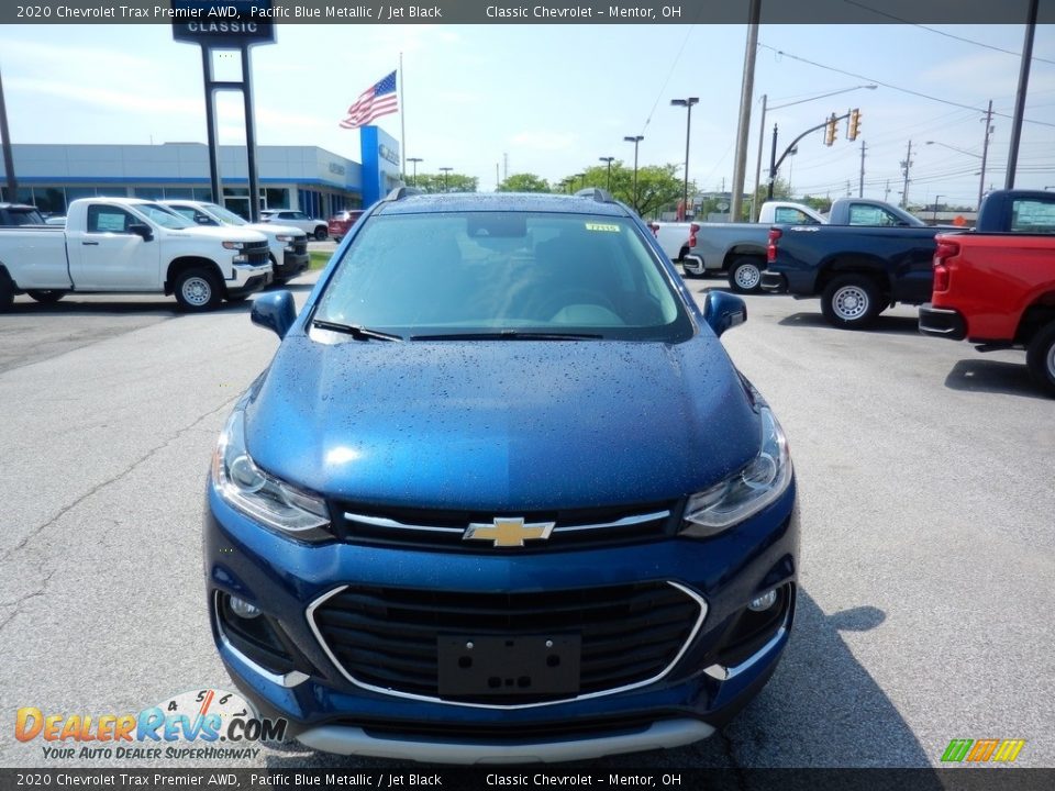 2020 Chevrolet Trax Premier AWD Pacific Blue Metallic / Jet Black Photo #2
