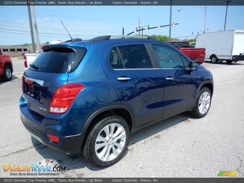 2020 Chevrolet Trax Premier AWD Pacific Blue Metallic / Jet Black Photo #4