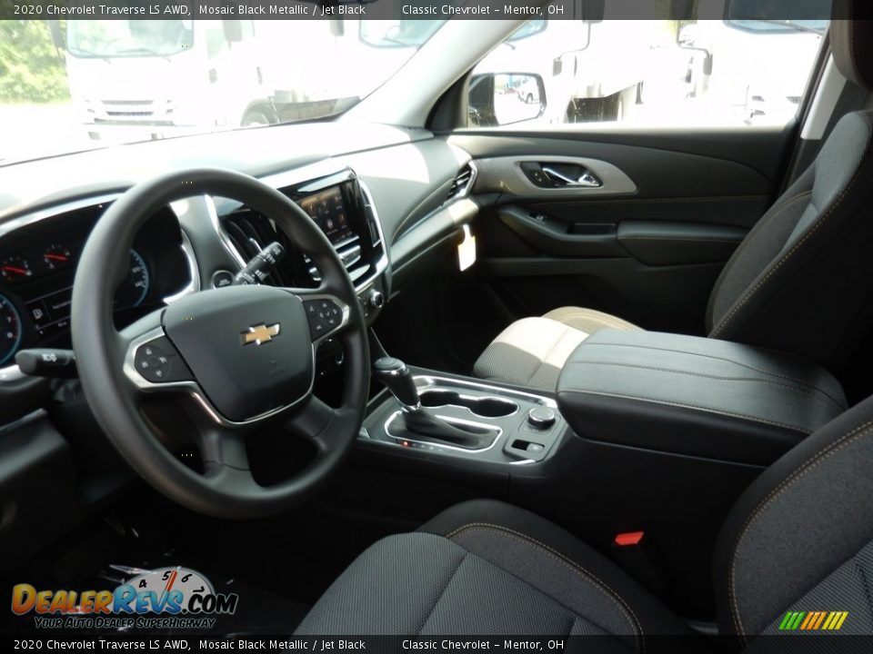 2020 Chevrolet Traverse LS AWD Mosaic Black Metallic / Jet Black Photo #6