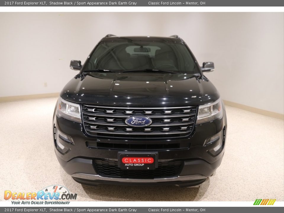 2017 Ford Explorer XLT Shadow Black / Sport Appearance Dark Earth Gray Photo #2