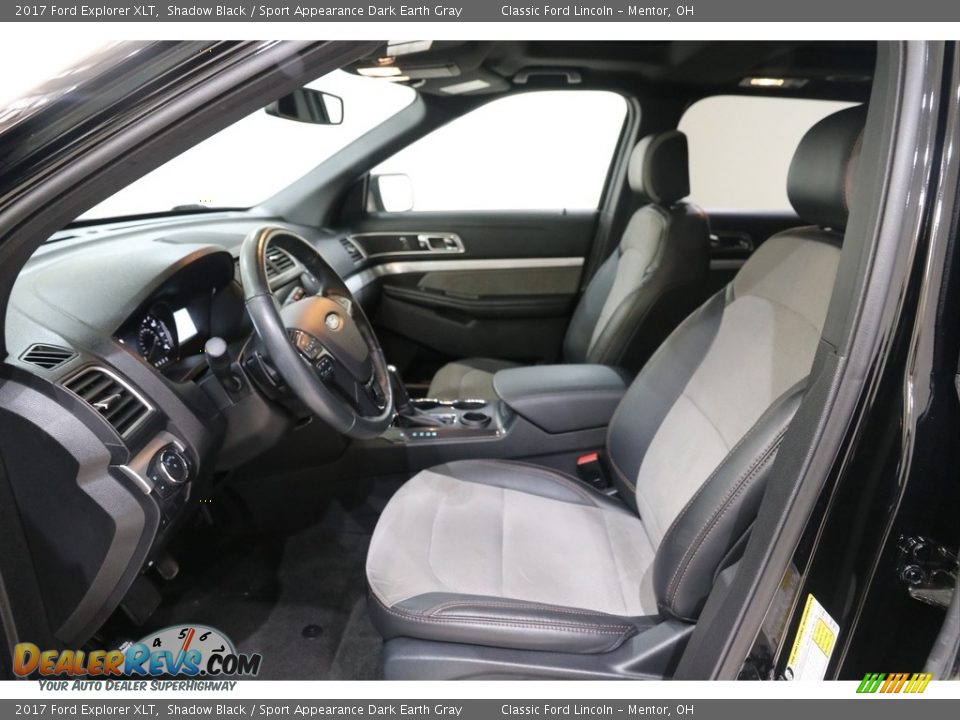 2017 Ford Explorer XLT Shadow Black / Sport Appearance Dark Earth Gray Photo #6