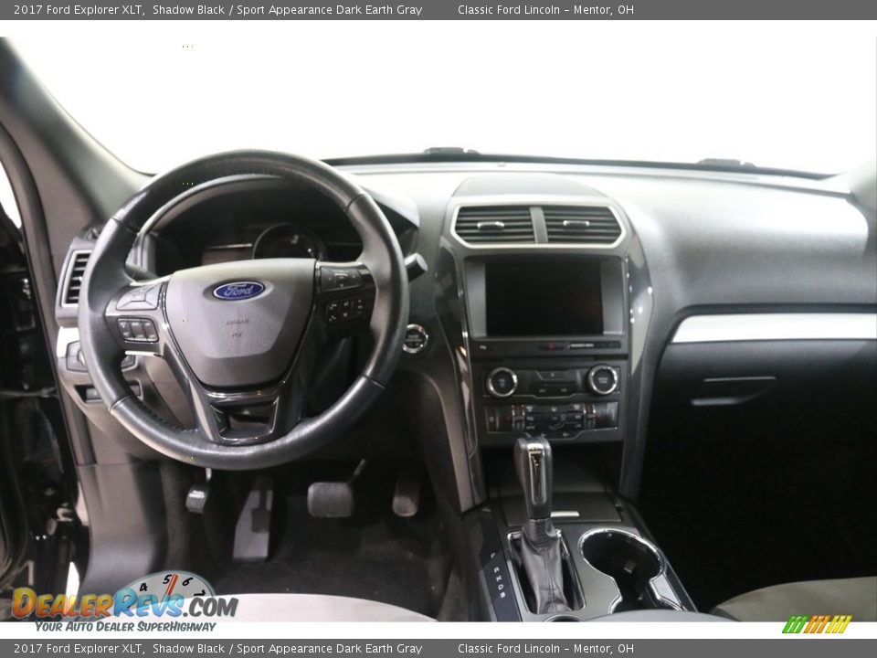 2017 Ford Explorer XLT Shadow Black / Sport Appearance Dark Earth Gray Photo #7