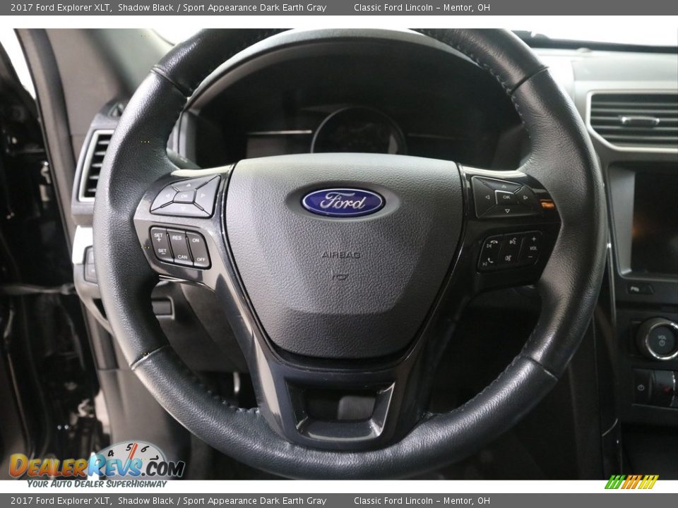 2017 Ford Explorer XLT Shadow Black / Sport Appearance Dark Earth Gray Photo #8