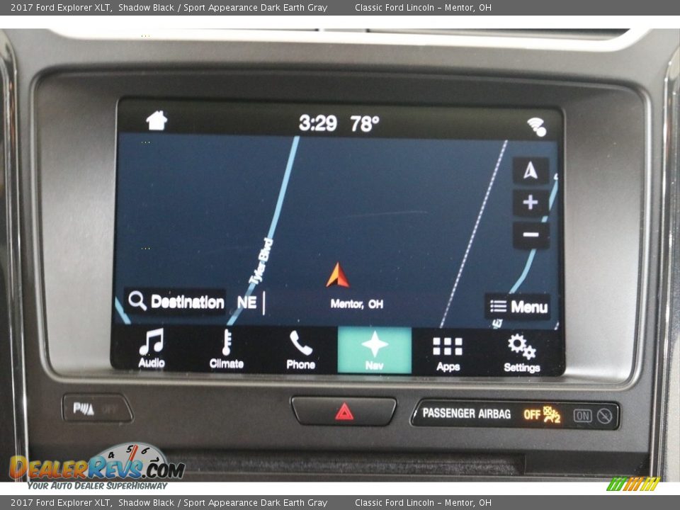 2017 Ford Explorer XLT Shadow Black / Sport Appearance Dark Earth Gray Photo #13