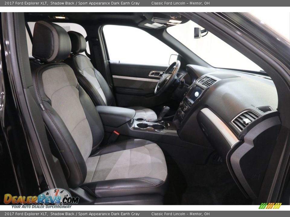 2017 Ford Explorer XLT Shadow Black / Sport Appearance Dark Earth Gray Photo #15