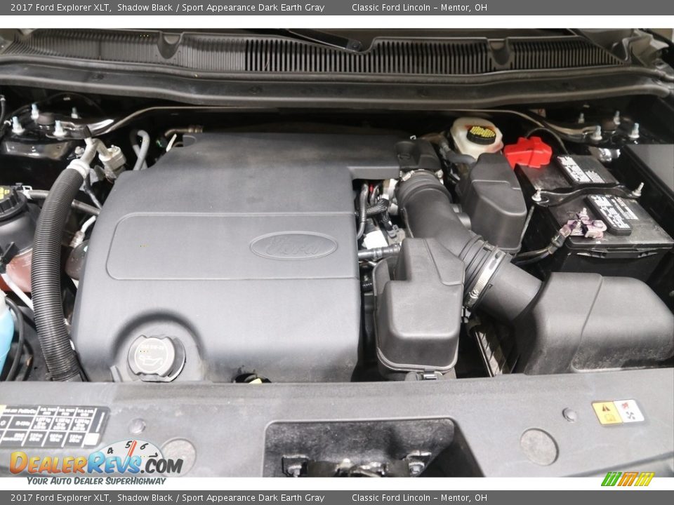 2017 Ford Explorer XLT Shadow Black / Sport Appearance Dark Earth Gray Photo #20