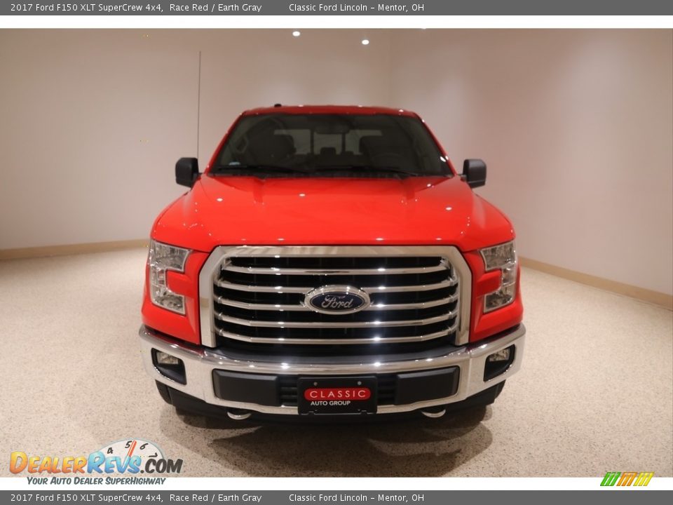 2017 Ford F150 XLT SuperCrew 4x4 Race Red / Earth Gray Photo #2