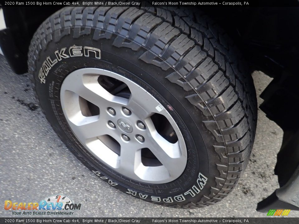 2020 Ram 1500 Big Horn Crew Cab 4x4 Bright White / Black/Diesel Gray Photo #9