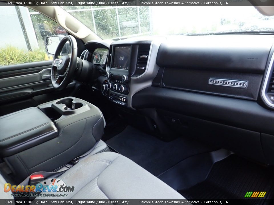 2020 Ram 1500 Big Horn Crew Cab 4x4 Bright White / Black/Diesel Gray Photo #11