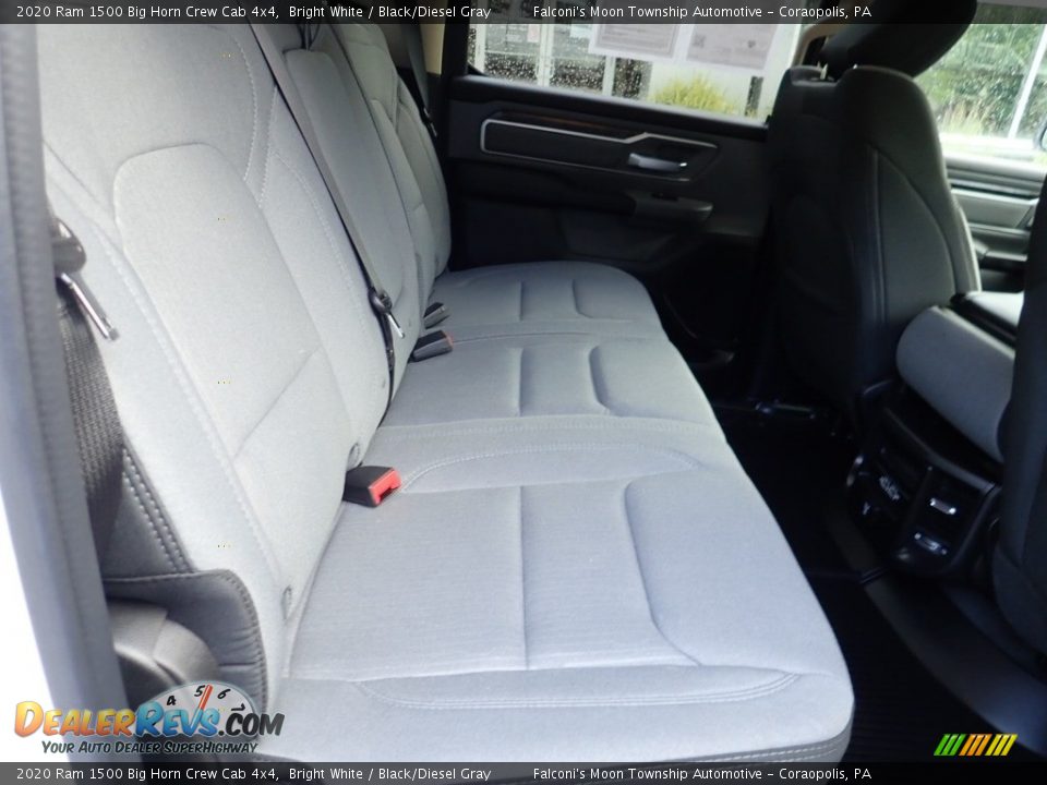 2020 Ram 1500 Big Horn Crew Cab 4x4 Bright White / Black/Diesel Gray Photo #13