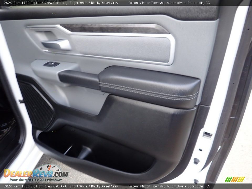 2020 Ram 1500 Big Horn Crew Cab 4x4 Bright White / Black/Diesel Gray Photo #14