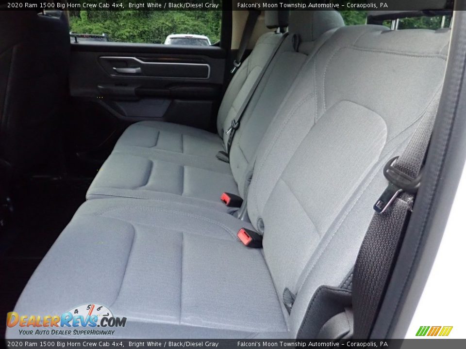 2020 Ram 1500 Big Horn Crew Cab 4x4 Bright White / Black/Diesel Gray Photo #18