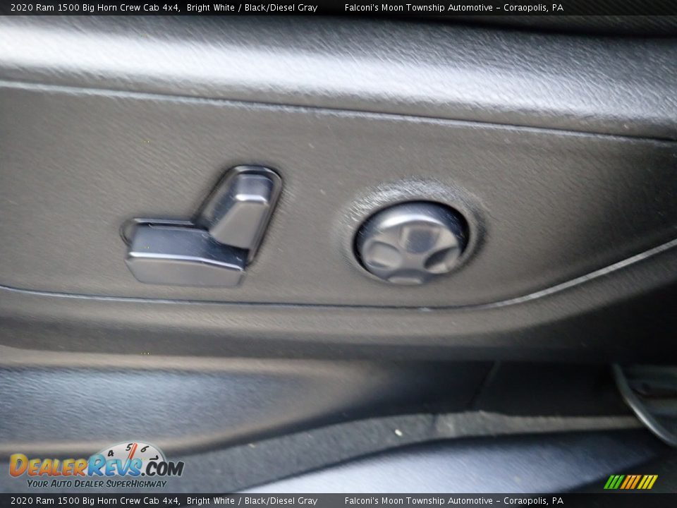 2020 Ram 1500 Big Horn Crew Cab 4x4 Bright White / Black/Diesel Gray Photo #21