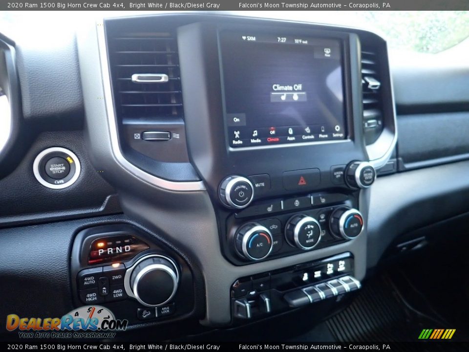2020 Ram 1500 Big Horn Crew Cab 4x4 Bright White / Black/Diesel Gray Photo #22