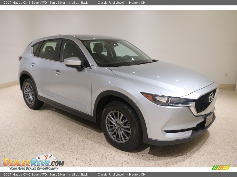 2017 Mazda CX-5 Sport AWD Sonic Silver Metallic / Black Photo #1