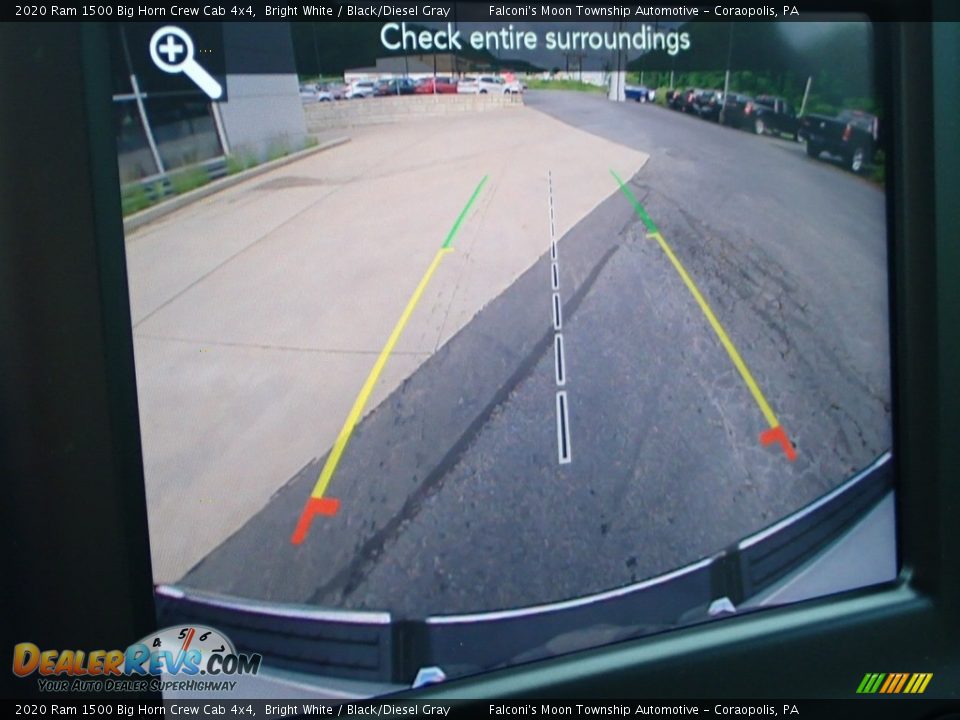 2020 Ram 1500 Big Horn Crew Cab 4x4 Bright White / Black/Diesel Gray Photo #25