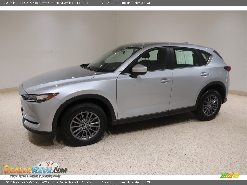 2017 Mazda CX-5 Sport AWD Sonic Silver Metallic / Black Photo #3