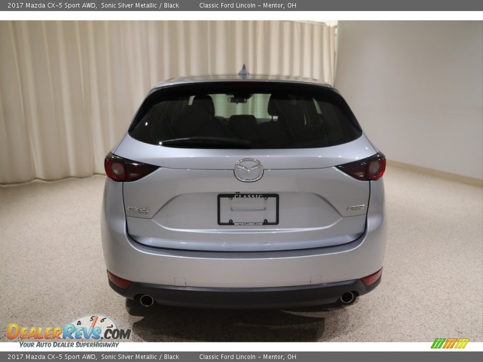 2017 Mazda CX-5 Sport AWD Sonic Silver Metallic / Black Photo #4