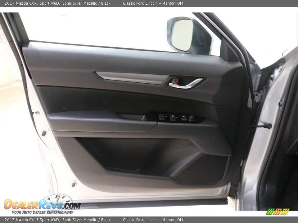 2017 Mazda CX-5 Sport AWD Sonic Silver Metallic / Black Photo #5