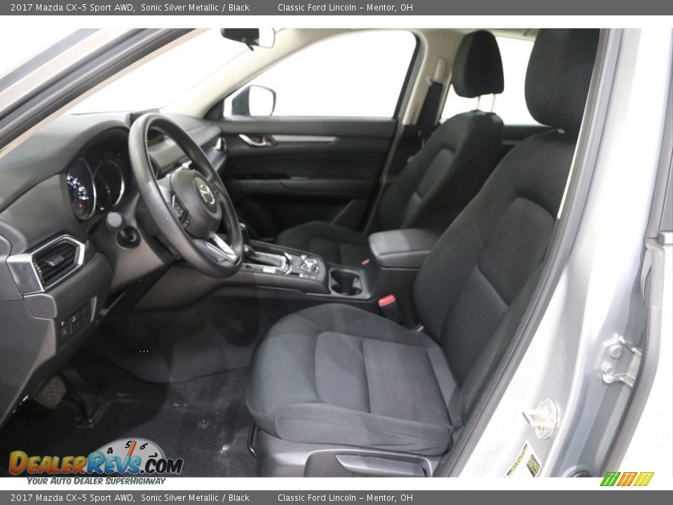 2017 Mazda CX-5 Sport AWD Sonic Silver Metallic / Black Photo #6