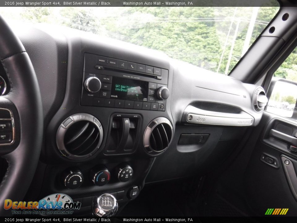 2016 Jeep Wrangler Sport 4x4 Billet Silver Metallic / Black Photo #3
