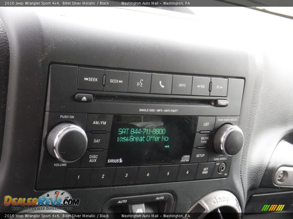2016 Jeep Wrangler Sport 4x4 Billet Silver Metallic / Black Photo #4