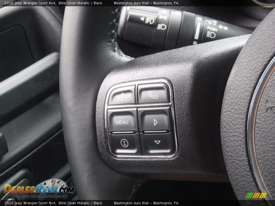 2016 Jeep Wrangler Sport 4x4 Billet Silver Metallic / Black Photo #5
