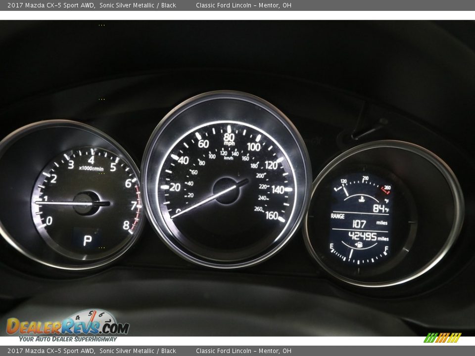 2017 Mazda CX-5 Sport AWD Sonic Silver Metallic / Black Photo #9