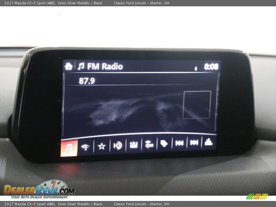 2017 Mazda CX-5 Sport AWD Sonic Silver Metallic / Black Photo #12