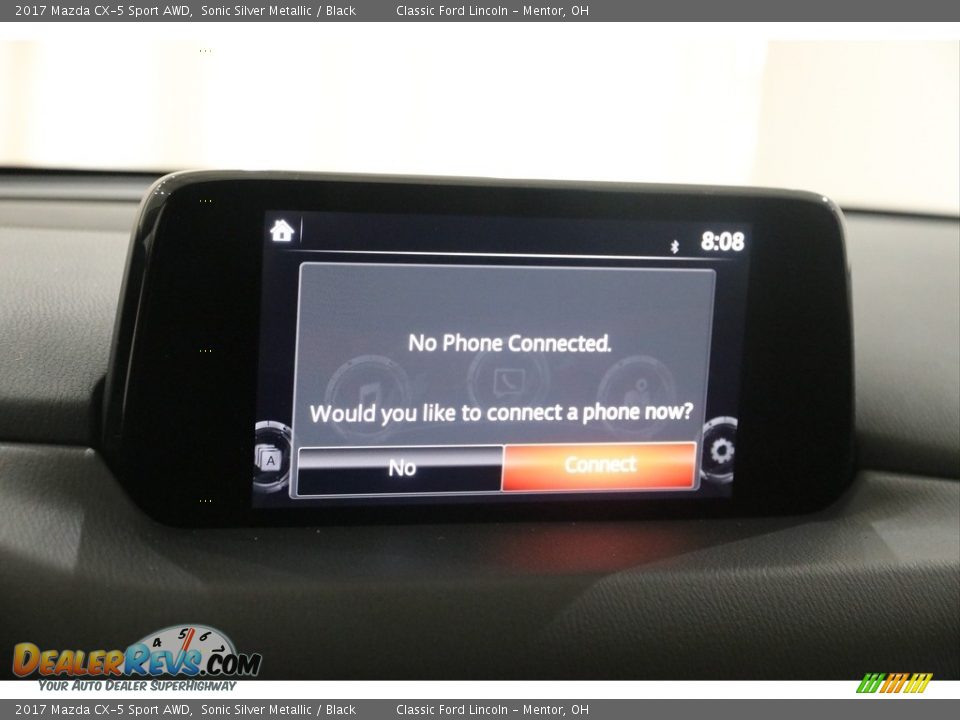 2017 Mazda CX-5 Sport AWD Sonic Silver Metallic / Black Photo #13