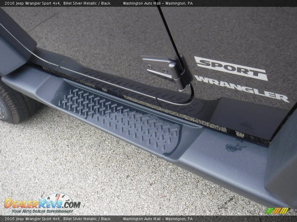 2016 Jeep Wrangler Sport 4x4 Billet Silver Metallic / Black Photo #9