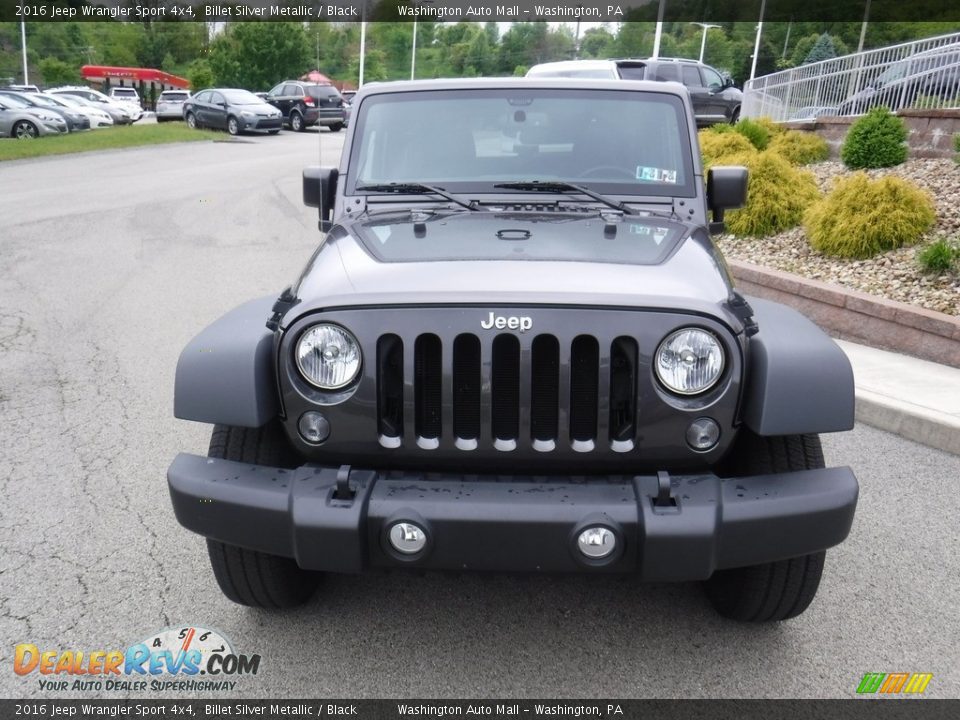 2016 Jeep Wrangler Sport 4x4 Billet Silver Metallic / Black Photo #10