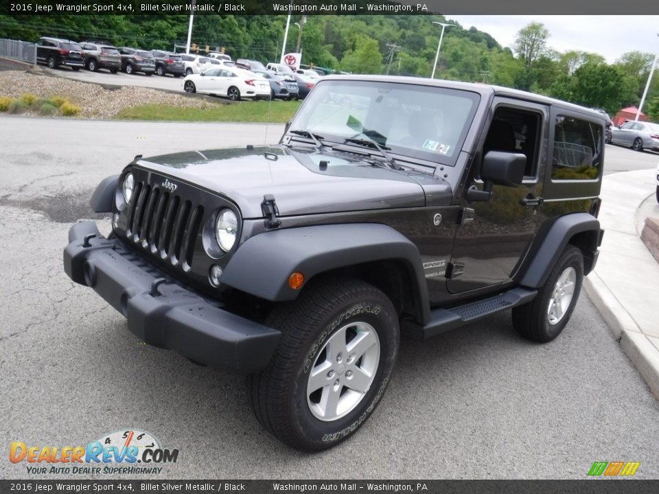 2016 Jeep Wrangler Sport 4x4 Billet Silver Metallic / Black Photo #11