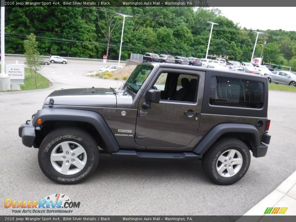 2016 Jeep Wrangler Sport 4x4 Billet Silver Metallic / Black Photo #12