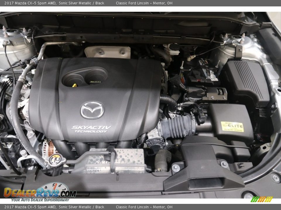 2017 Mazda CX-5 Sport AWD Sonic Silver Metallic / Black Photo #18