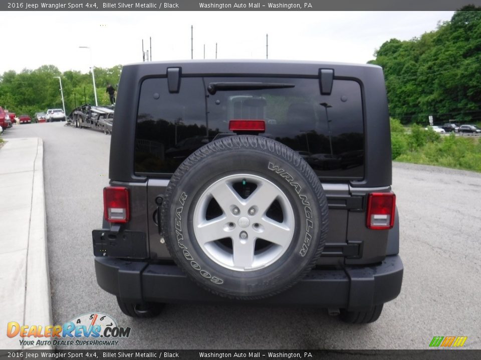 2016 Jeep Wrangler Sport 4x4 Billet Silver Metallic / Black Photo #14
