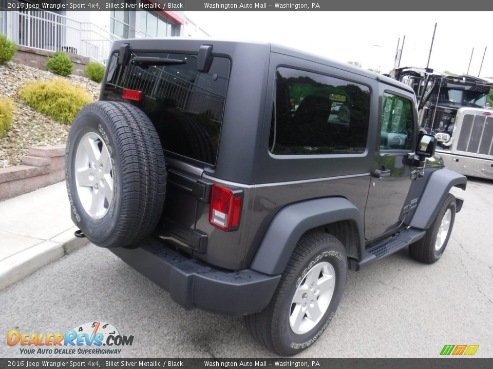 2016 Jeep Wrangler Sport 4x4 Billet Silver Metallic / Black Photo #15