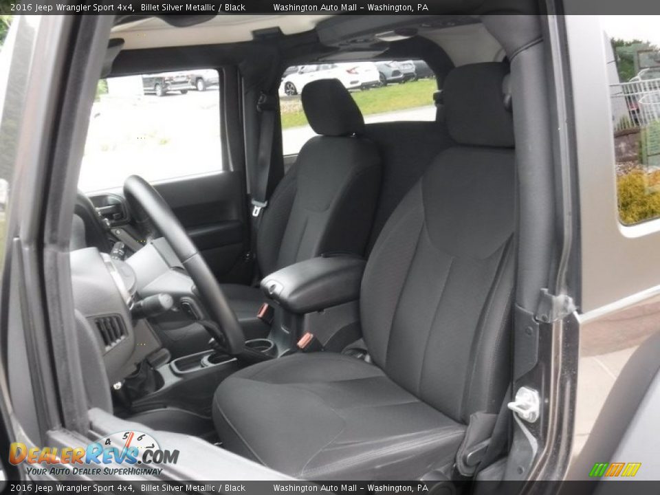 2016 Jeep Wrangler Sport 4x4 Billet Silver Metallic / Black Photo #18