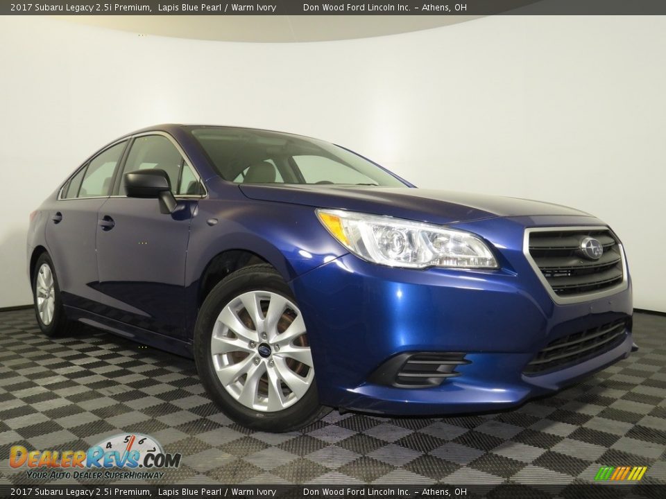 2017 Subaru Legacy 2.5i Premium Lapis Blue Pearl / Warm Ivory Photo #1
