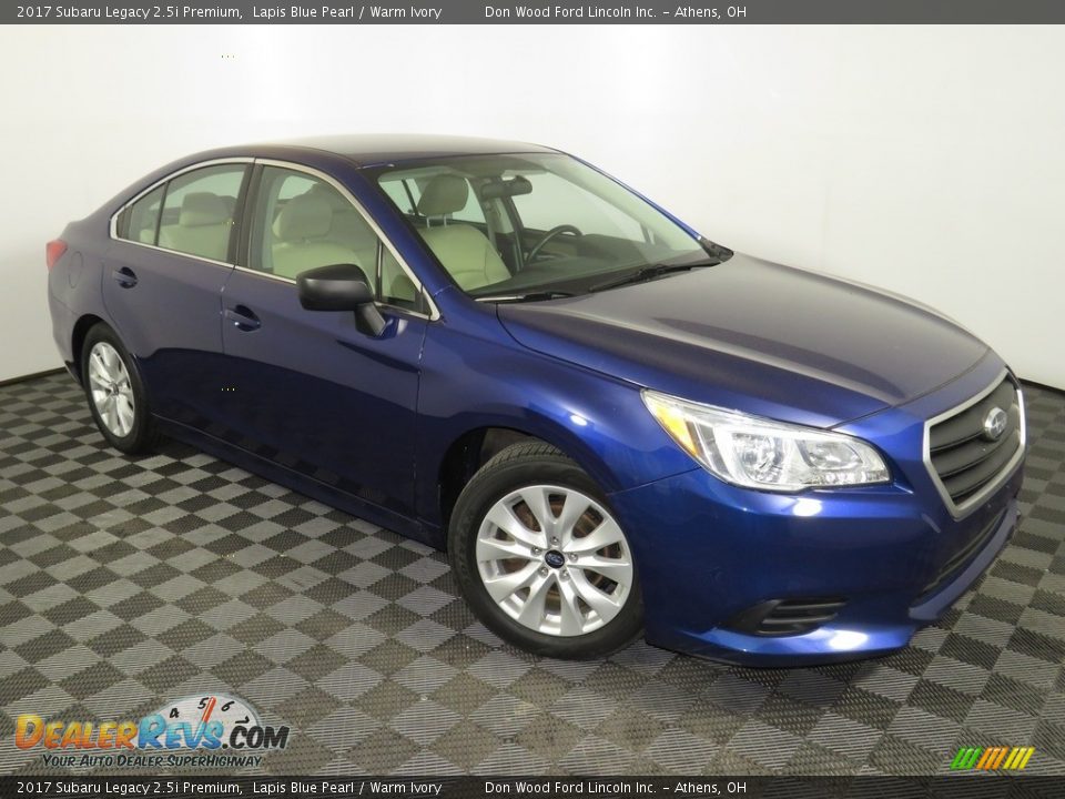 2017 Subaru Legacy 2.5i Premium Lapis Blue Pearl / Warm Ivory Photo #2