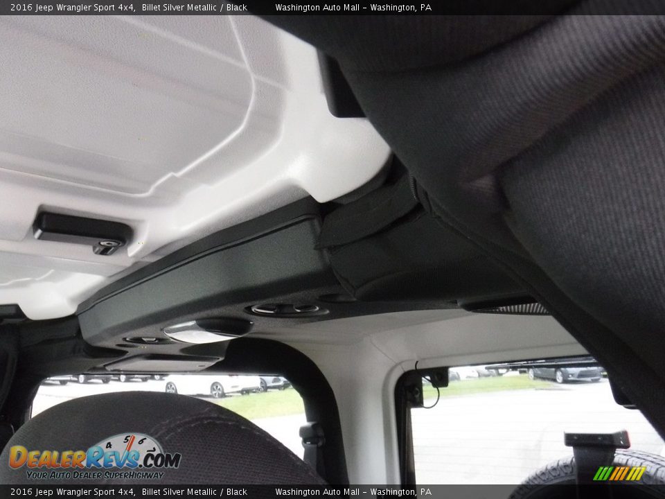 2016 Jeep Wrangler Sport 4x4 Billet Silver Metallic / Black Photo #23