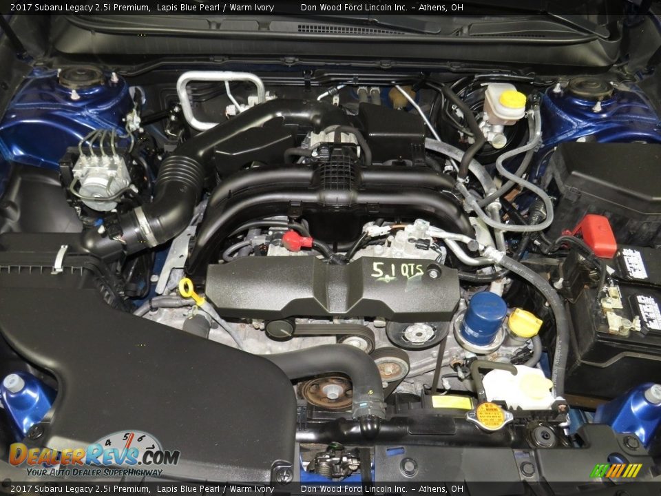 2017 Subaru Legacy 2.5i Premium Lapis Blue Pearl / Warm Ivory Photo #6