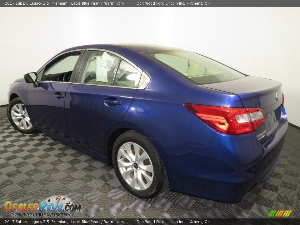 2017 Subaru Legacy 2.5i Premium Lapis Blue Pearl / Warm Ivory Photo #9