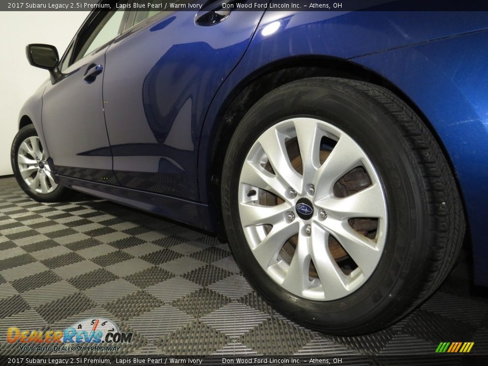2017 Subaru Legacy 2.5i Premium Lapis Blue Pearl / Warm Ivory Photo #10