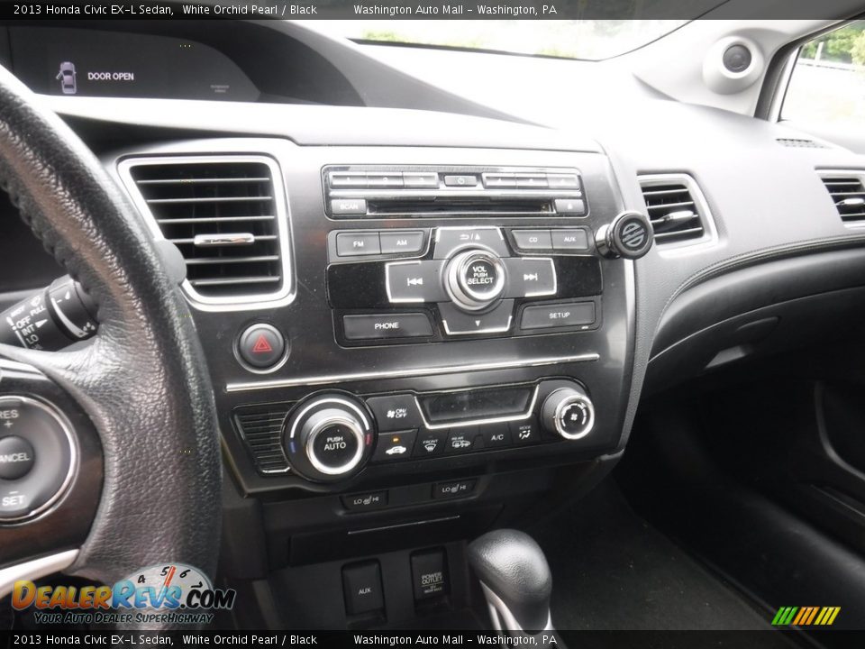 2013 Honda Civic EX-L Sedan White Orchid Pearl / Black Photo #3