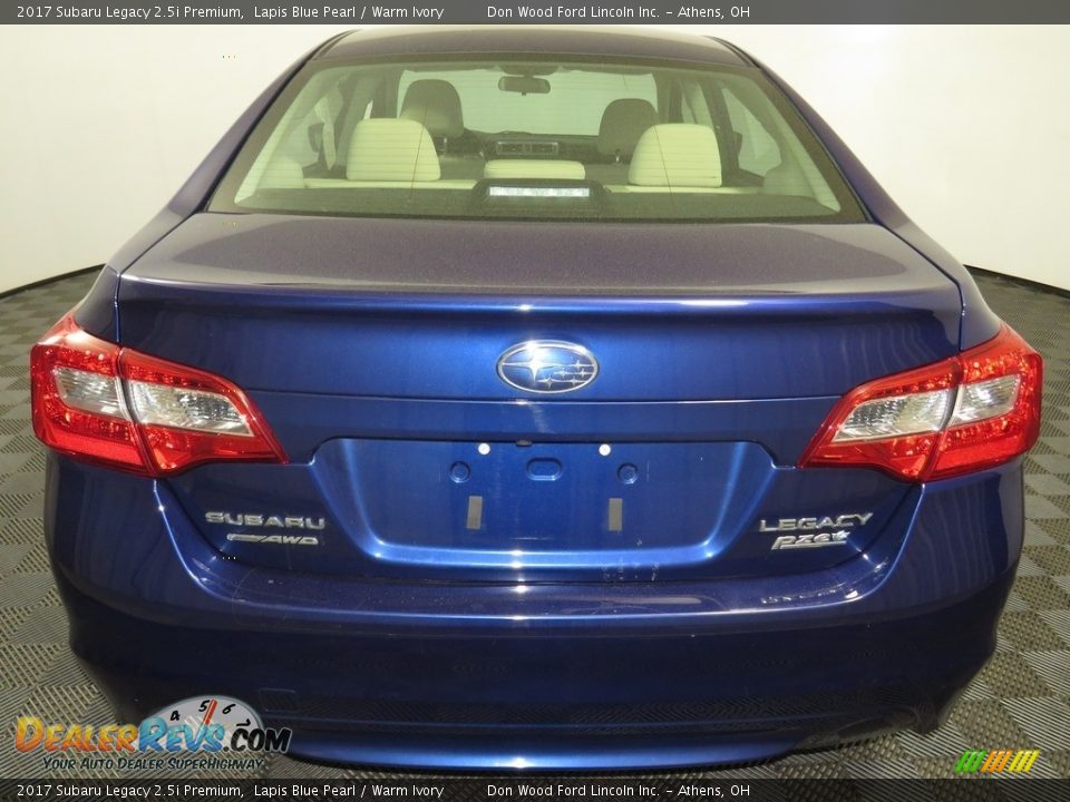 2017 Subaru Legacy 2.5i Premium Lapis Blue Pearl / Warm Ivory Photo #11